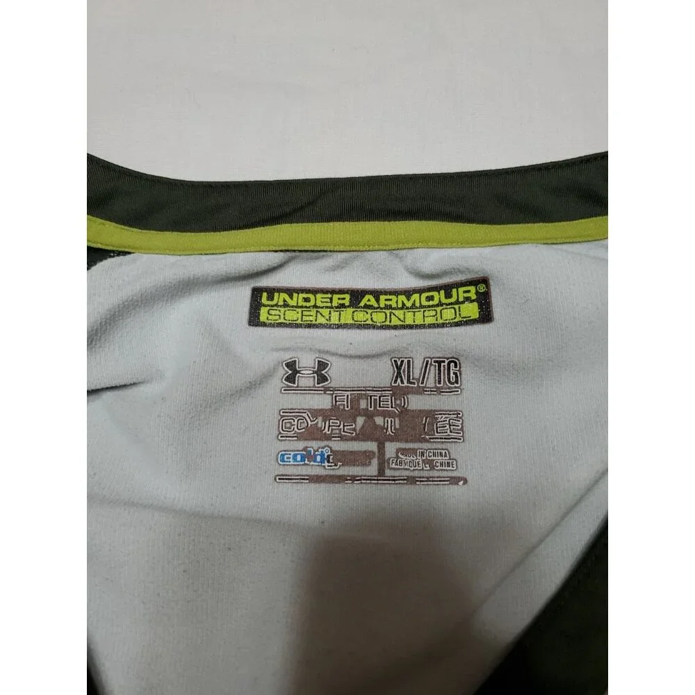 Under Armour Women's Scent Control Real Tree Shirt Camo Size XL Base Layer - Picture 2 of 11